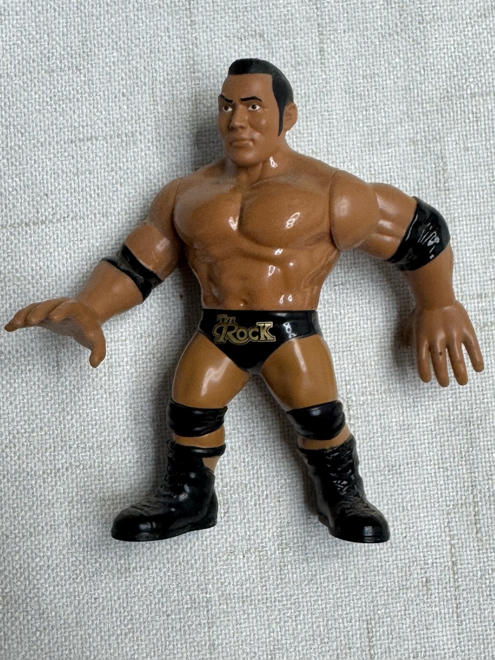 2017 WWE Mattel Retro Series 2 The Rock with Rock Bottom! [Exclusive]